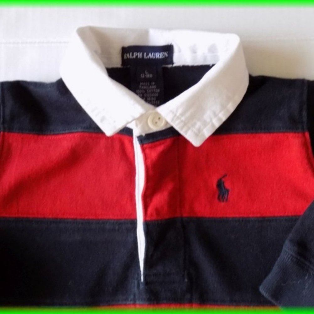 Ralph Lauren Bundle Boys Rompers Size 12 to 18 Mo - Picture 4 of 7
